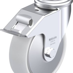 Blickle 639823 LER-PO 150G-FI-FA Kółko skrętne z hamulcem Średnica koła: 150 mm Maksymalne obciążenie: 300 kg 1 szt.