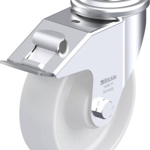 Blickle 580191 LER-PO 150R-FI Kółko skrętne z hamulcem Średnica koła: 150 mm Maksymalne obciążenie: 300 kg 1 szt.