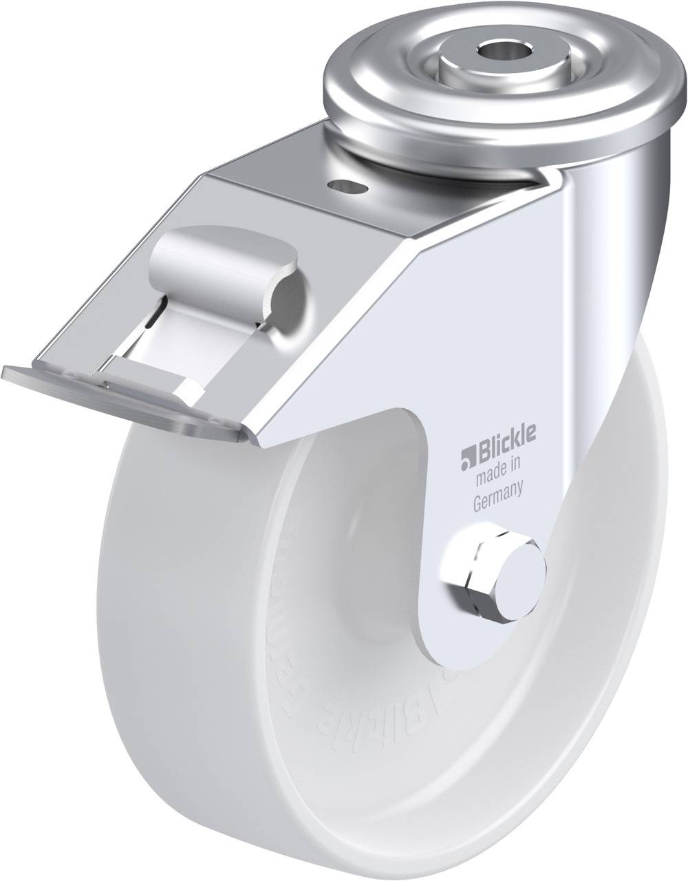 Blickle 683094 LER-PO 160G-FI Kółko skrętne z hamulcem Średnica koła: 160 mm Maksymalne obciążenie: 300 kg 1 szt. - obrazek 1