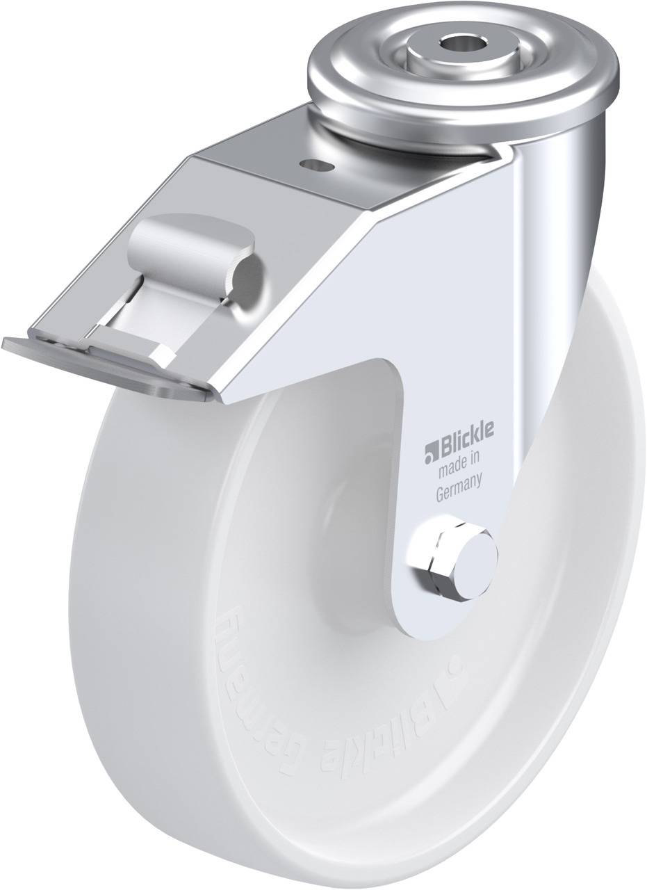 Blickle 580233 LER-PO 200R-FI Kółko skrętne z hamulcem Średnica koła: 200 mm Maksymalne obciążenie: 300 kg 1 szt. - obrazek 1