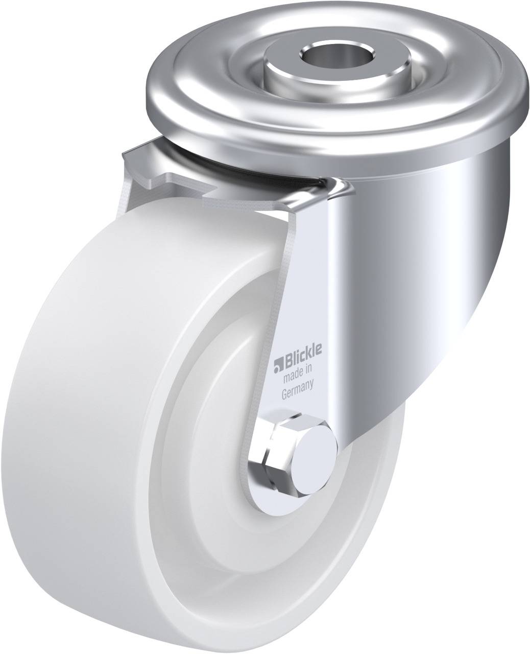 Blickle 839213 LER-PO 80KA Kółko skrętne Średnica koła: 80 mm Maksymalne obciążenie: 150 kg 1 szt. - obrazek 1