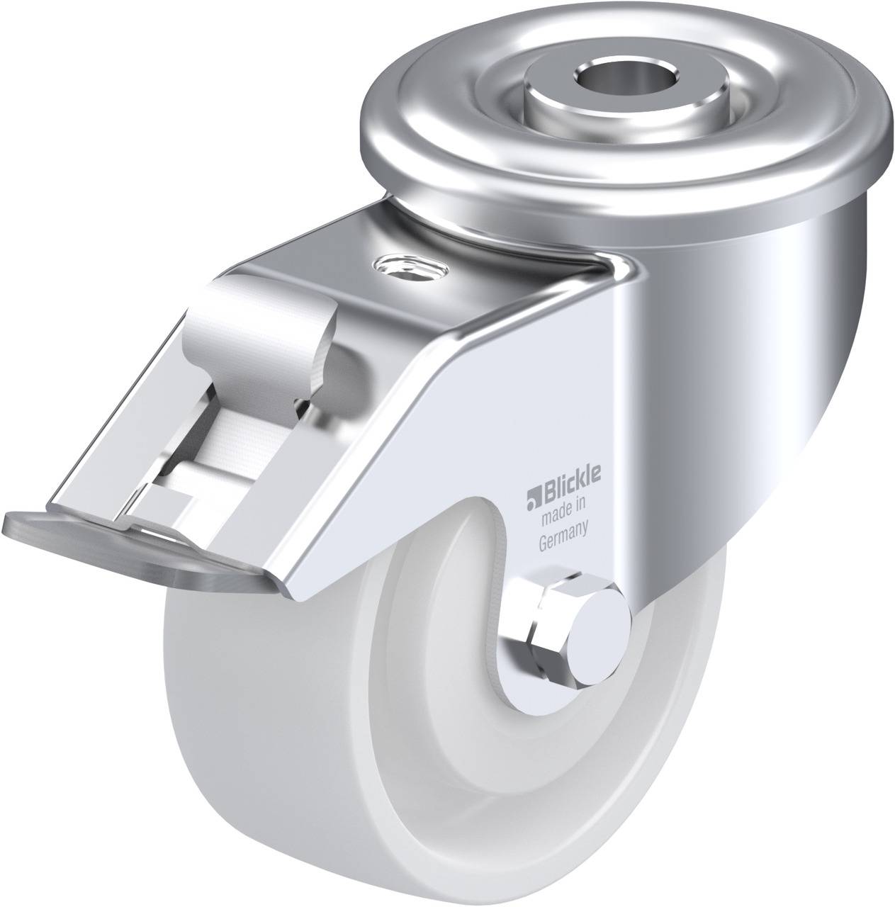 Blickle 839212 LER-PO 80KA-FI Kółko skrętne z hamulcem Średnica koła: 80 mm Maksymalne obciążenie: 150 kg 1 szt. - obrazek 1