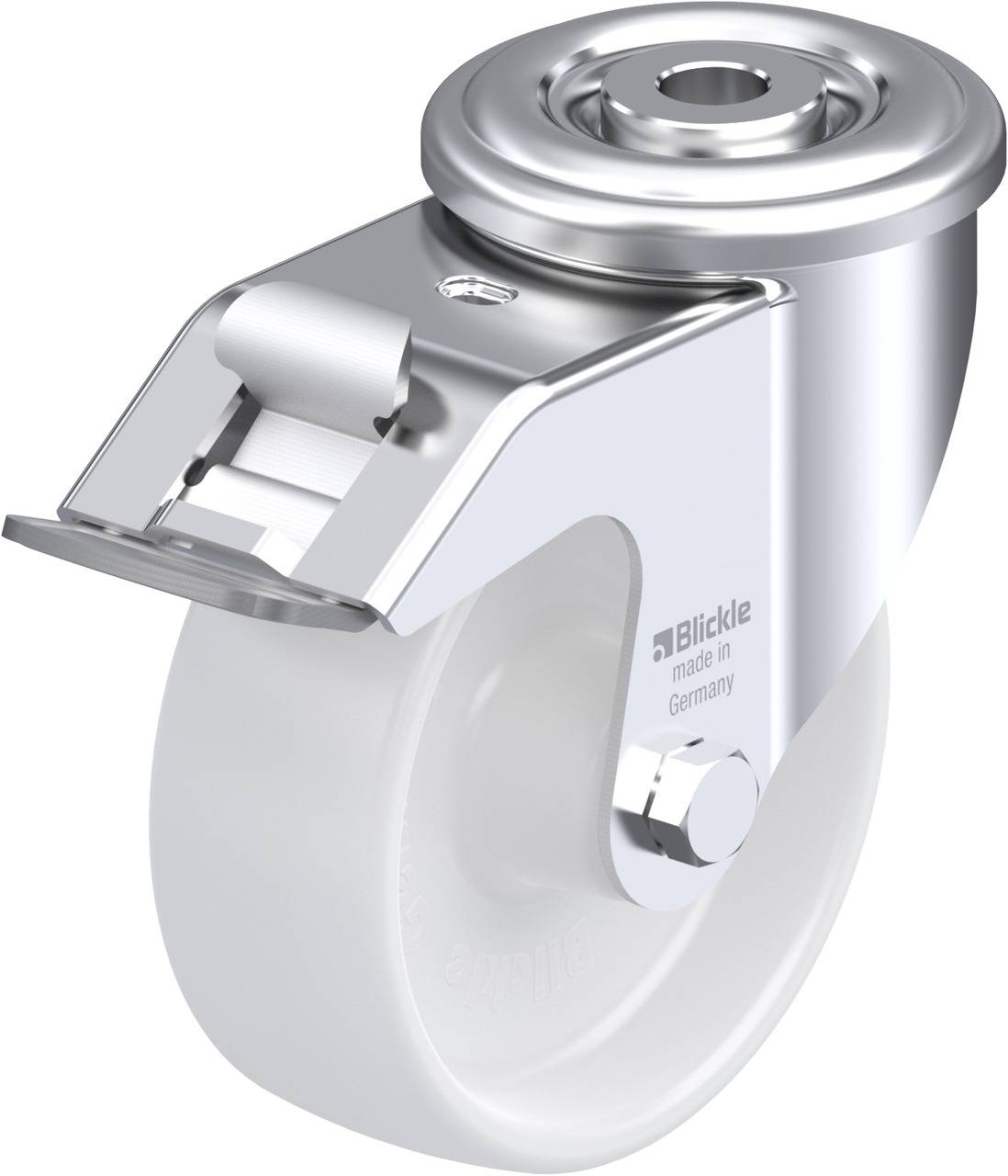 Blickle 762889 LER-PPN 100G-FI Kółko skrętne z hamulcem Średnica koła: 100 mm Maksymalne obciążenie: 150 kg 1 szt. - obrazek 1