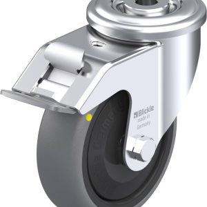 Blickle 762171 LER-TPA 102KF-FI-ELS Kółko skrętne z hamulcem Średnica koła: 100 mm Maksymalne obciążenie: 70 kg 1 szt.