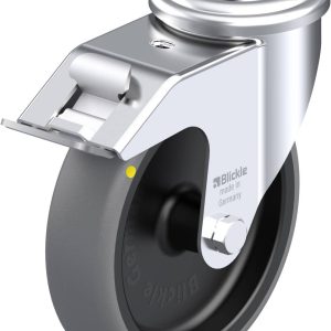 Blickle 653774 LER-TPA 127G-FI-ELS Kółko skrętne z hamulcem Średnica koła: 125 mm Maksymalne obciążenie: 80 kg 1 szt. Blickle 653774 LER-TPA 127G-FI-ELS Kółko skrętne z hamulcem Średnica koła: 125 mm Maksymalne obciążenie: 80 kg 1 szt.