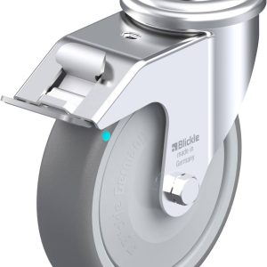 Blickle 849895 LER-TPA 127KFD-FI Kółko skrętne z hamulcem Średnica koła: 125 mm Maksymalne obciążenie: 125 kg 1 szt.