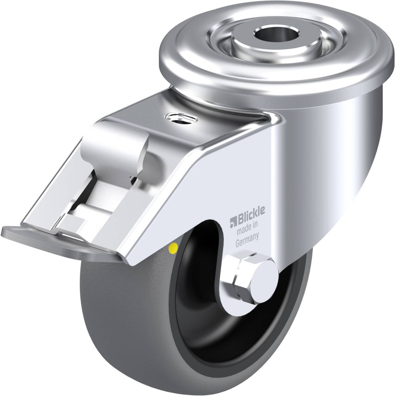 Blickle 632968 LER-TPA 80G-FI-ELS Kółko skrętne z hamulcem Średnica koła: 80 mm Maksymalne obciążenie: 65 kg 1 szt. - obrazek 1