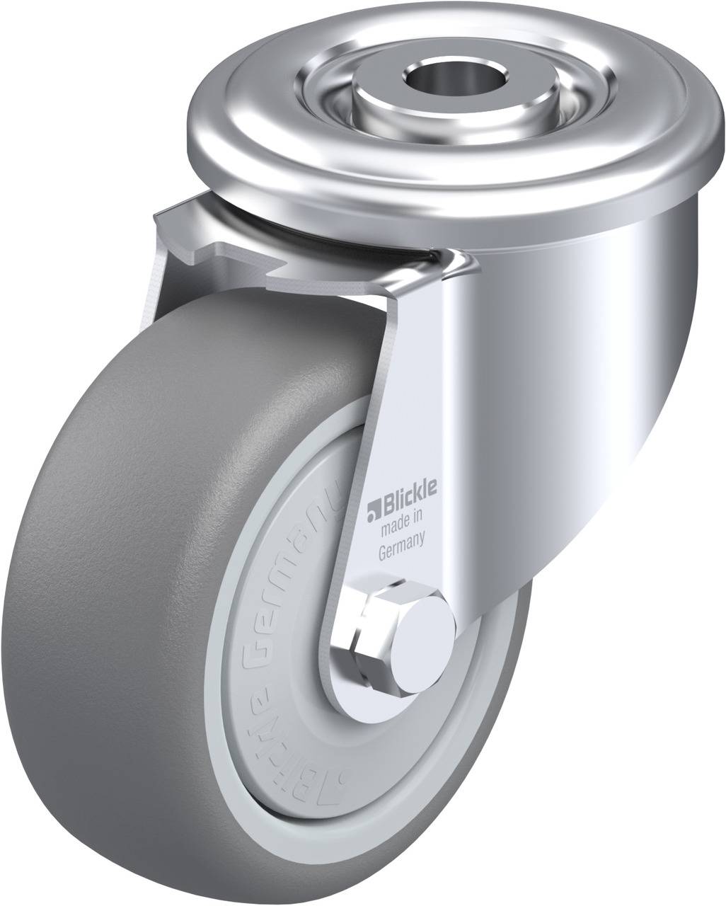 Blickle 757059 LER-TPA 80KF Kółko skrętne Średnica koła: 80 mm Maksymalne obciążenie: 100 kg 1 szt. - obrazek 1