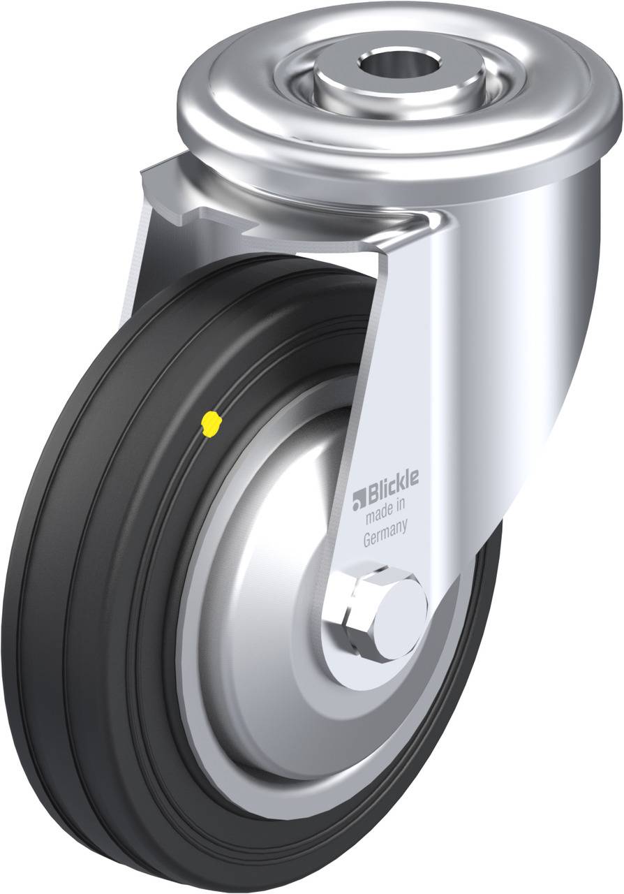Blickle 638866 LER-VE 100R-EL-FA Kółko skrętne Średnica koła: 100 mm Maksymalne obciążenie: 70 kg 1 szt. - obrazek 1