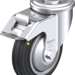 Blickle 638874 LER-VE 100R-FI-EL-FA Kółko skrętne z hamulcem Średnica koła: 100 mm Maksymalne obciążenie: 70 kg 1 szt. Blickle 638874 LER-VE 100R-FI-EL-FA Kółko skrętne z hamulcem Średnica koła: 100 mm Maksymalne obciążenie: 70 kg 1 szt.
