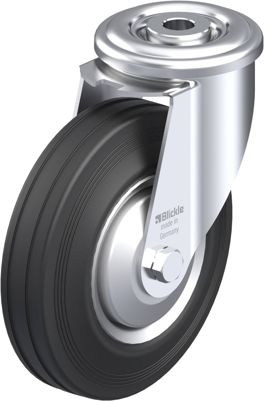 Blickle 653188 LER-VE 125R-FA Kółko skrętne Średnica koła: 125 mm Maksymalne obciążenie: 100 kg 1 szt. - obrazek 1
