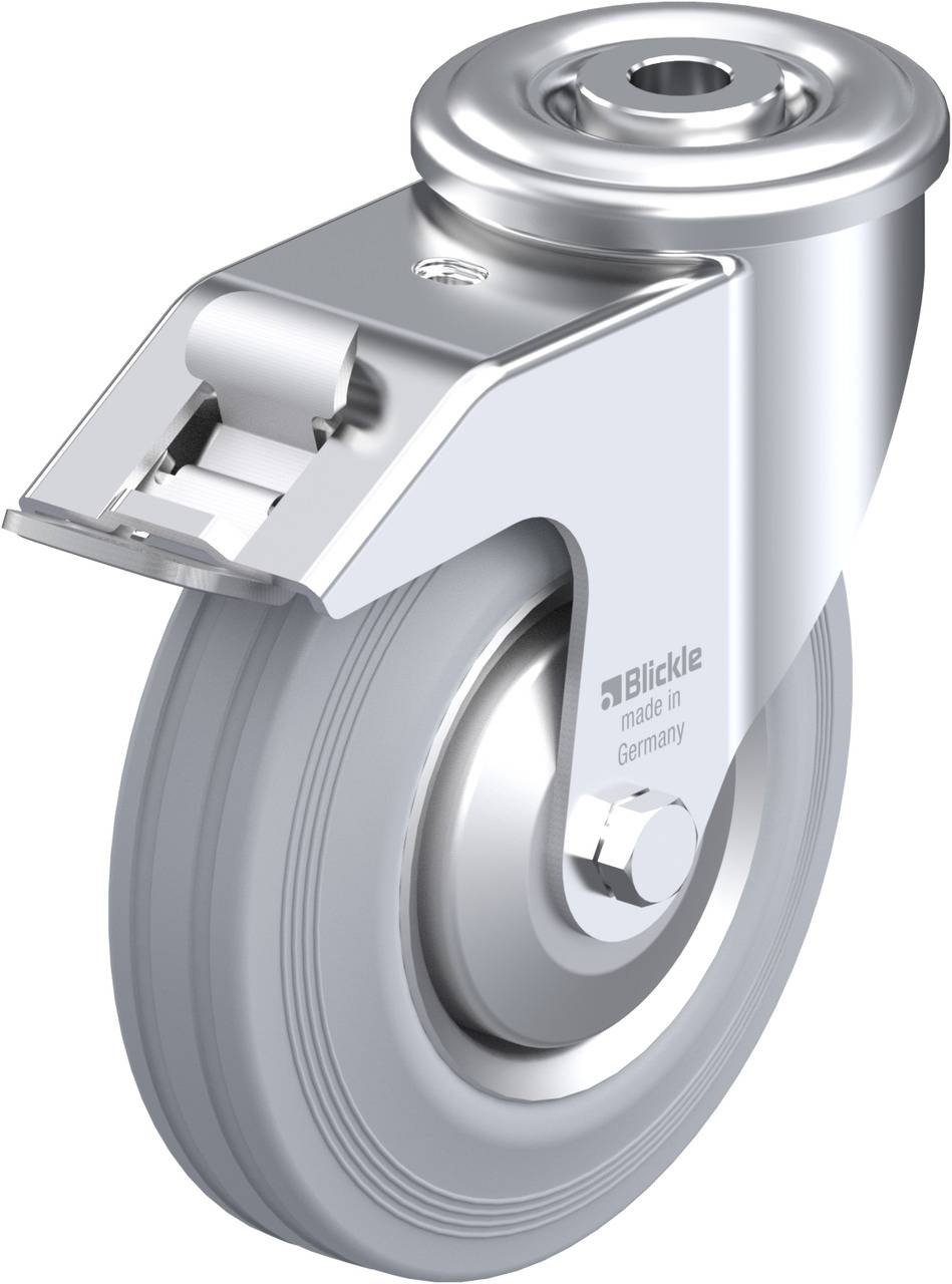 Blickle 707208 LER-VE 125R-FI-SG-FA Kółko skrętne z hamulcem Średnica koła: 125 mm Maksymalne obciążenie: 100 kg 1 szt. - obrazek 1