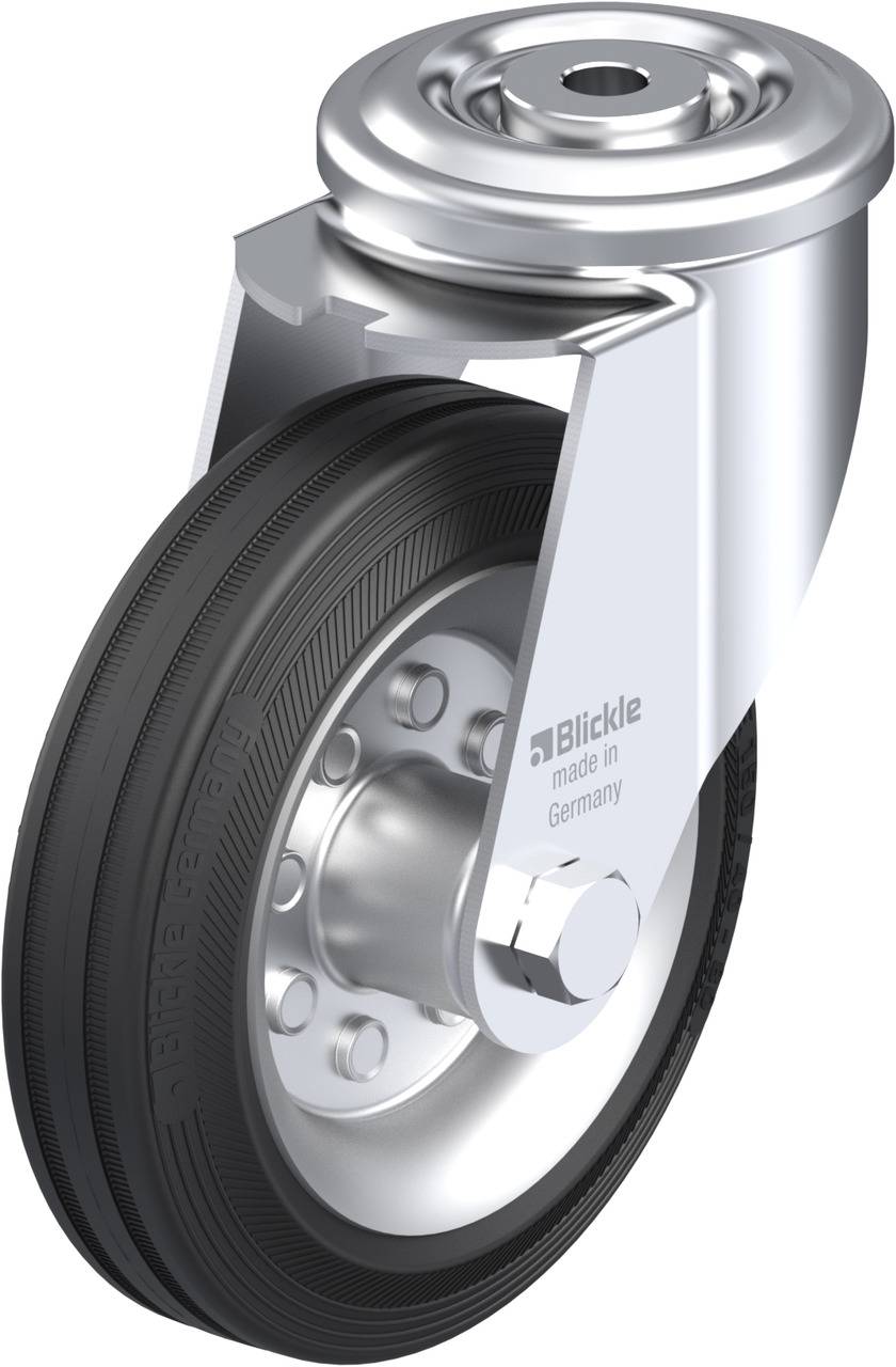 Blickle 536425 LER-VE 150R Kółko skrętne Średnica koła: 150 mm Maksymalne obciążenie: 135 kg 1 szt. - obrazek 1