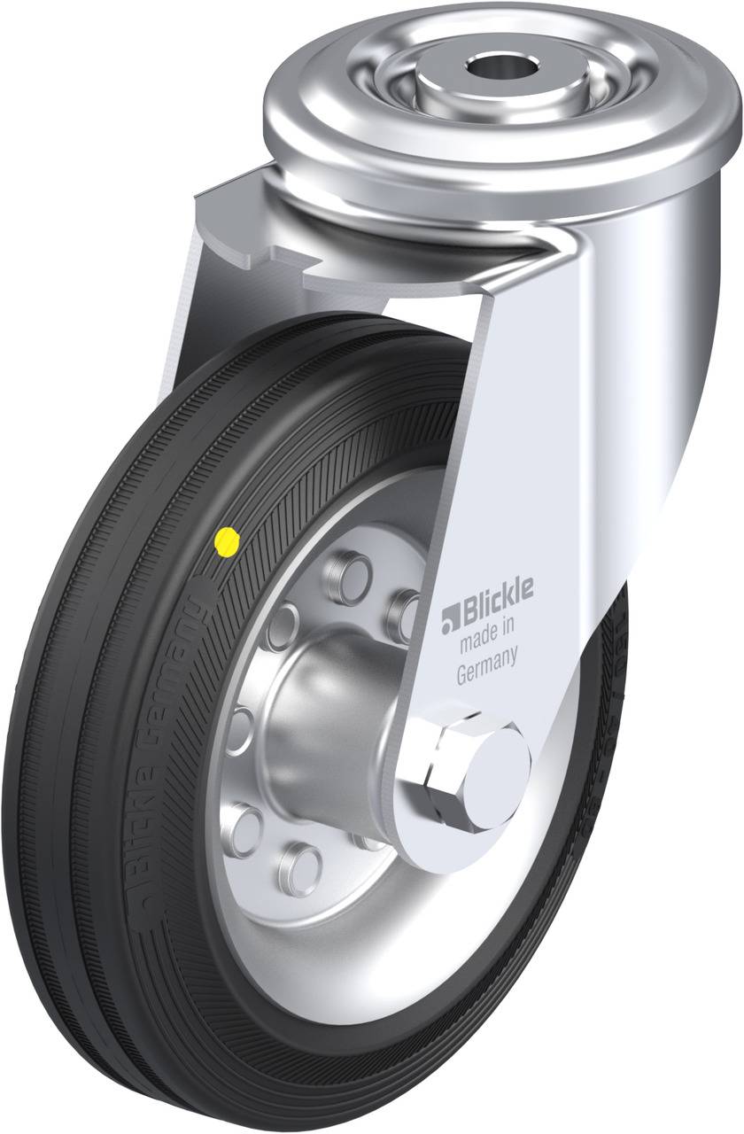 Blickle 663617 LER-VE 150R-EL Kółko skrętne Średnica koła: 150 mm Maksymalne obciążenie: 135 kg 1 szt. - obrazek 1