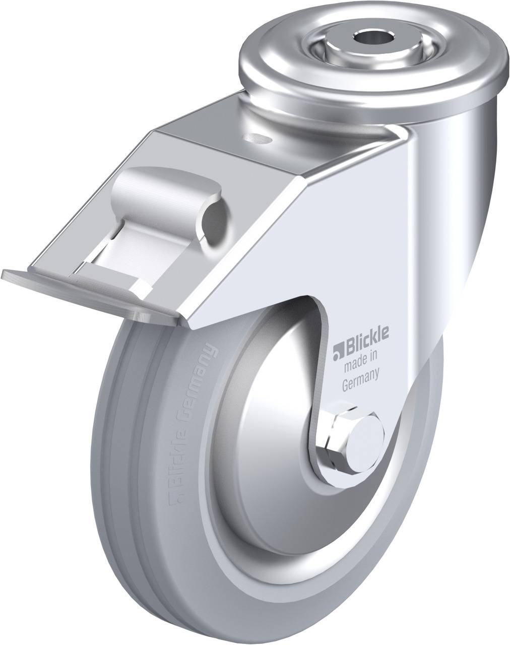 Blickle 659672 LER-VE 150R-FI-SG-FA Kółko skrętne z hamulcem Średnica koła: 150 mm Maksymalne obciążenie: 135 kg 1 szt. - obrazek 1