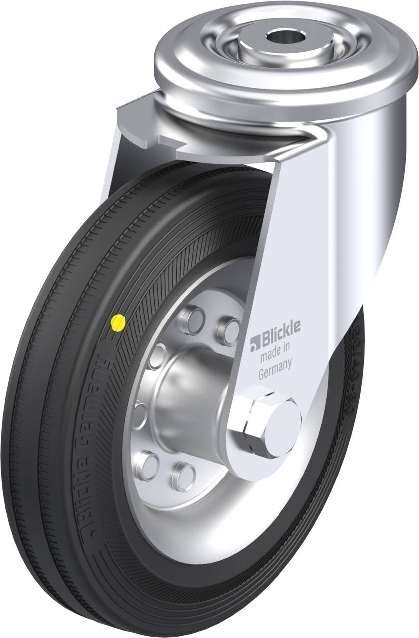 Blickle 680587 LER-VE 160R-EL Kółko skrętne Średnica koła: 160 mm Maksymalne obciążenie: 135 kg 1 szt. - obrazek 1