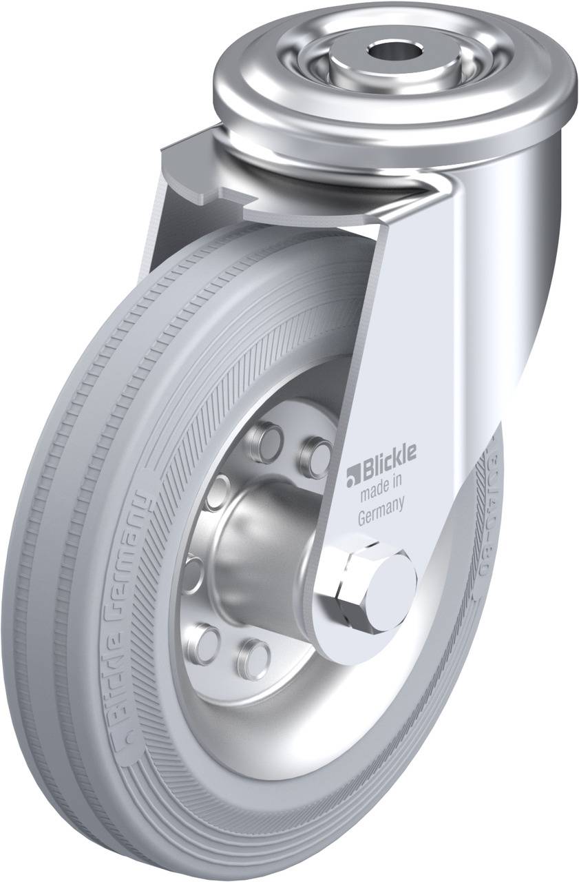 Blickle 632885 LER-VE 160R-SG Kółko skrętne Średnica koła: 160 mm Maksymalne obciążenie: 135 kg 1 szt. - obrazek 1