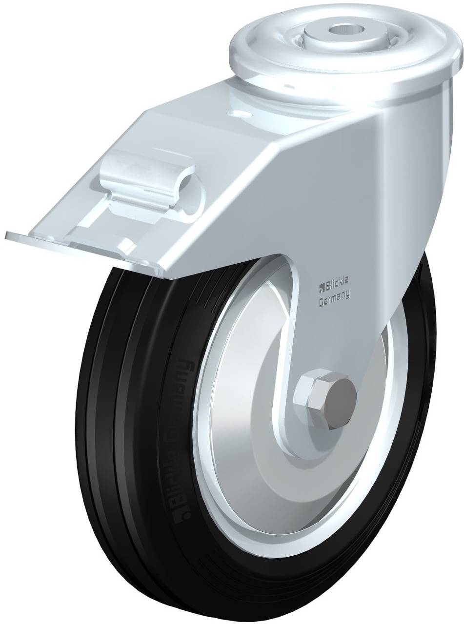 Blickle 749806 LER-VE 180R-FI-FA Kółko skrętne z hamulcem Średnica koła: 180 mm Maksymalne obciążenie: 170 kg 1 szt. - obrazek 1