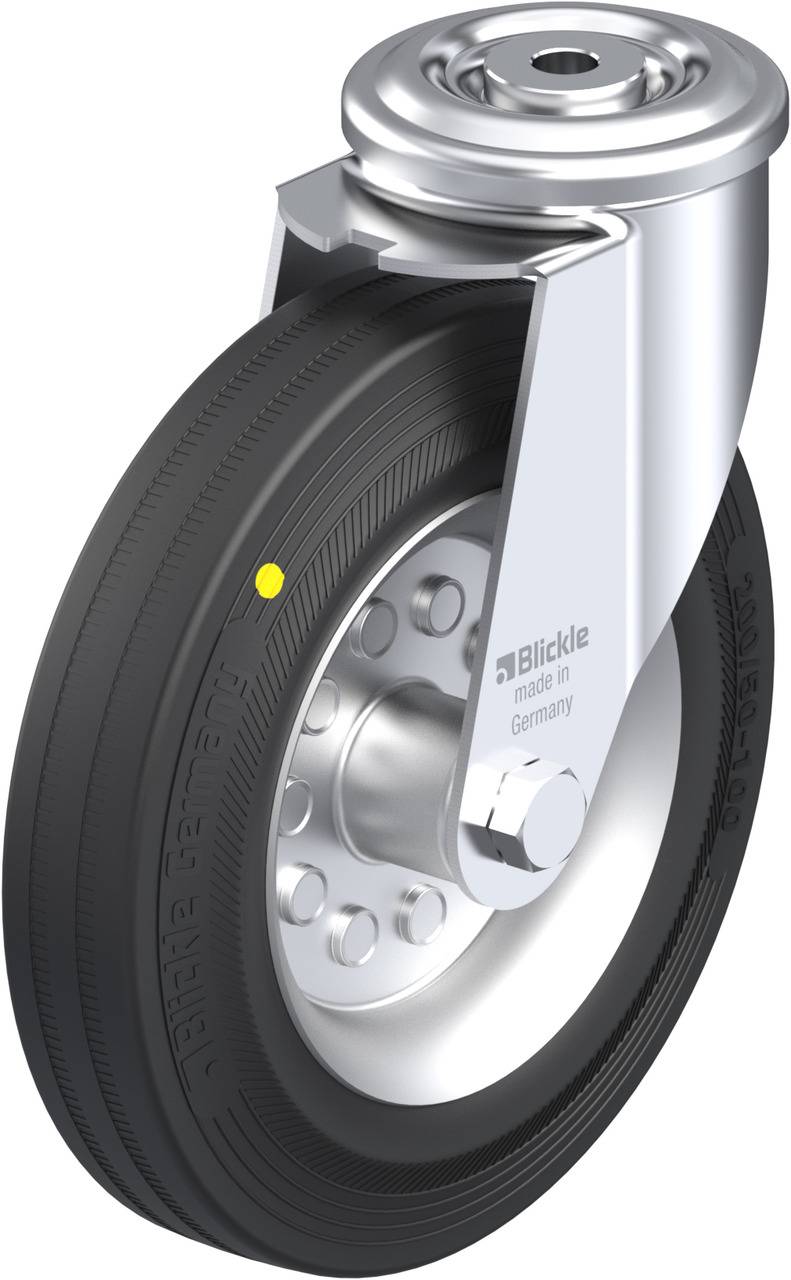 Blickle 616433 LER-VE 200R-EL Kółko skrętne Średnica koła: 200 mm Maksymalne obciążenie: 205 kg 1 szt. - obrazek 1