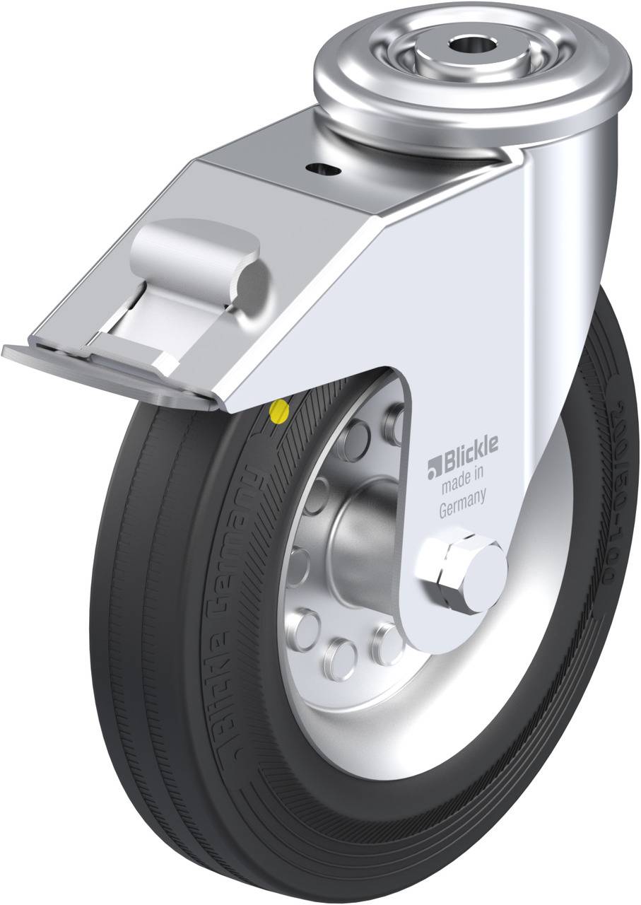 Blickle 616441 LER-VE 200R-FI-EL Kółko skrętne z hamulcem Średnica koła: 200 mm Maksymalne obciążenie: 205 kg 1 szt. - obrazek 1