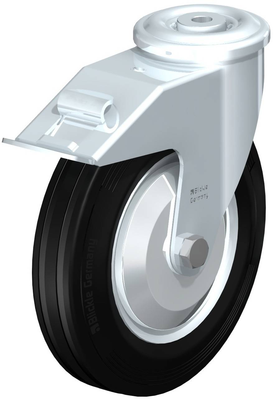 Blickle 743736 LER-VE 200R-FI-FA Kółko skrętne z hamulcem Średnica koła: 200 mm Maksymalne obciążenie: 205 kg 1 szt. - obrazek 1