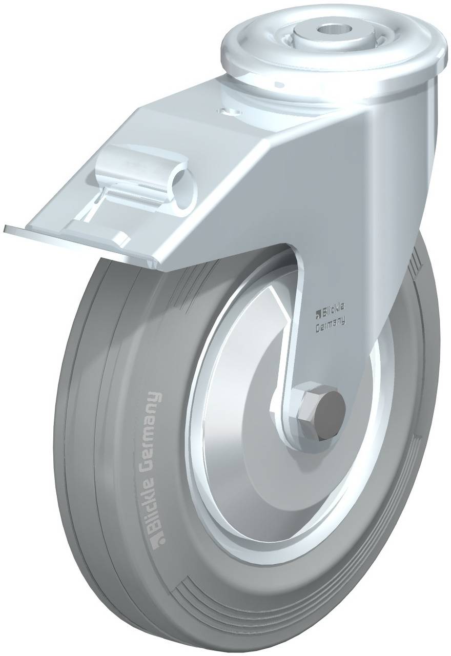 Blickle 744234 LER-VE 200R-FI-SG-FA Kółko skrętne z hamulcem Średnica koła: 200 mm Maksymalne obciążenie: 205 kg 1 szt. - obrazek 1