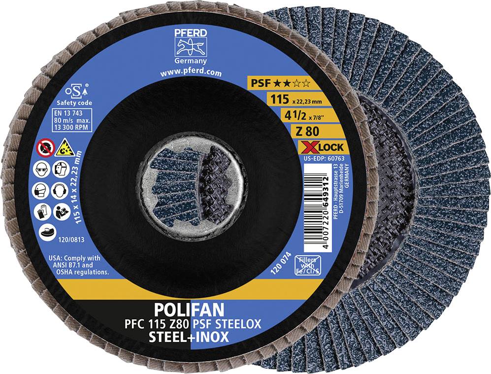 PFERD TOOLS 67668116 Tarcza lamelkowa Średnica 115 mm 10 szt. - obrazek 1