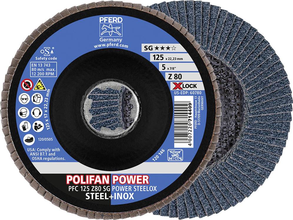 PFERD TOOLS 67788127 Tarcza lamelkowa Średnica 125 mm 10 szt. - obrazek 1