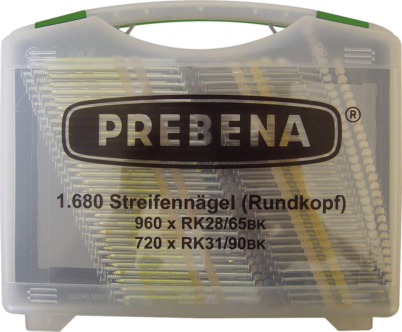 Prebena RK-Box Zestaw gwoździ z główką okrągłą 1680 szt. - obrazek 1