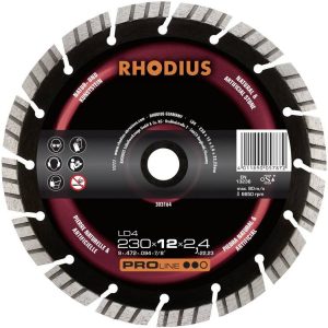 Rhodius 303163 LD4 Tarcza tnąca diamentowa Średnica 180 mm Średnica otworu 22.23 mm naturalny kamień 1 szt. Rhodius 303163 LD4 Tarcza tnąca diamentowa Średnica 180 mm Średnica otworu 22.23 mm naturalny kamień 1 szt.