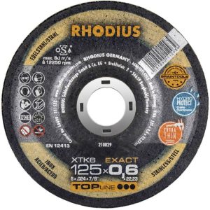 Tarcza tnąca wygięta Rhodius XTK6 EXACT 210828 115 mm 1 szt.