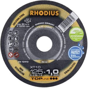 Tarcza tnąca prosta Rhodius XT10 206162 115 mm 1 szt.