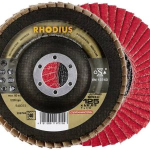 Rhodius 208744 JUMBO SPEED Tarcza lamelkowa Średnica 115 mm Średnica otworu 22.23 mm Wielkość ziarna 60 stal nierdzewna Rhodius 208744 JUMBO SPEED Tarcza lamelkowa Średnica 115 mm Średnica otworu 22.23 mm Wielkość ziarna 60 stal nierdzewna
