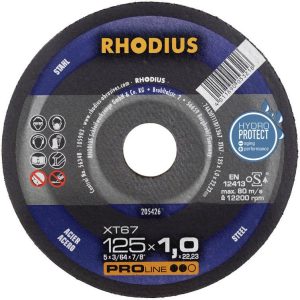 Tarcza tnąca prosta Rhodius XT67 205711 230 mm 1 szt. Tarcza tnąca prosta Rhodius XT67 205711 230 mm 1 szt.