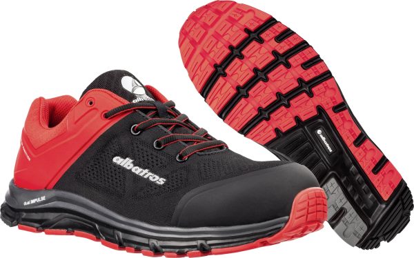 Albatros LIFT RED IMPULSE LOW 646600-41 ESD Obuwie ochronne S1P Rozmiar buta (EU): 41 czarny, czerwony 1 szt.
