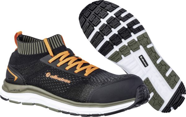 Albatros ULTIMATE IMPULSE OLIVE LOW 646730-40 ESD Obuwie ochronne S1P Rozmiar buta (EU): 40 czarny, oliwkowy, pomarańczo