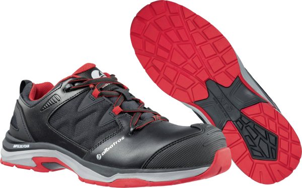 Albatros ULTRATRAIL BLACK LOW 646200-40 ESD Obuwie ochronne S3 Rozmiar buta (EU): 40 czarny, czerwony 1 par(a)