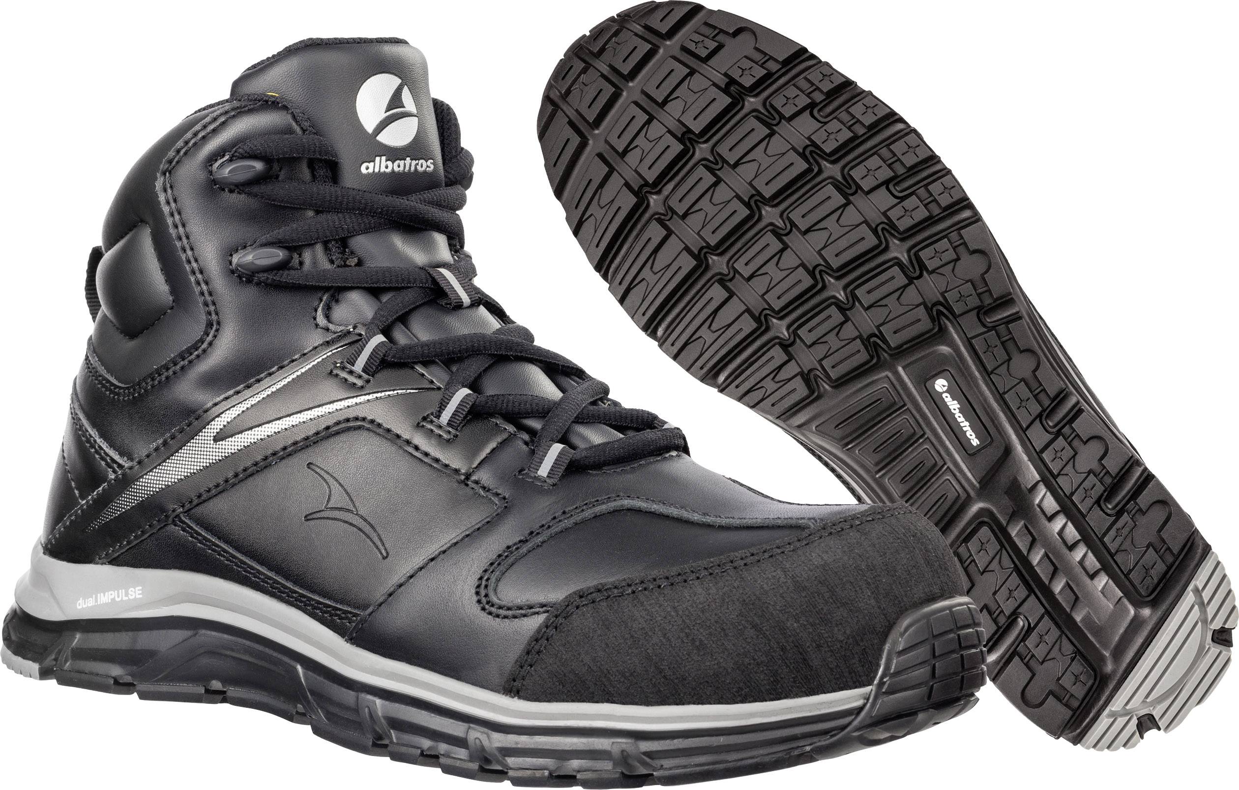 Albatros VIGOR IMPULSE MID 636550-39 ESD Buty ochronne S3 Rozmiar buta (EU): 39 czarny 1 szt. - obrazek 1