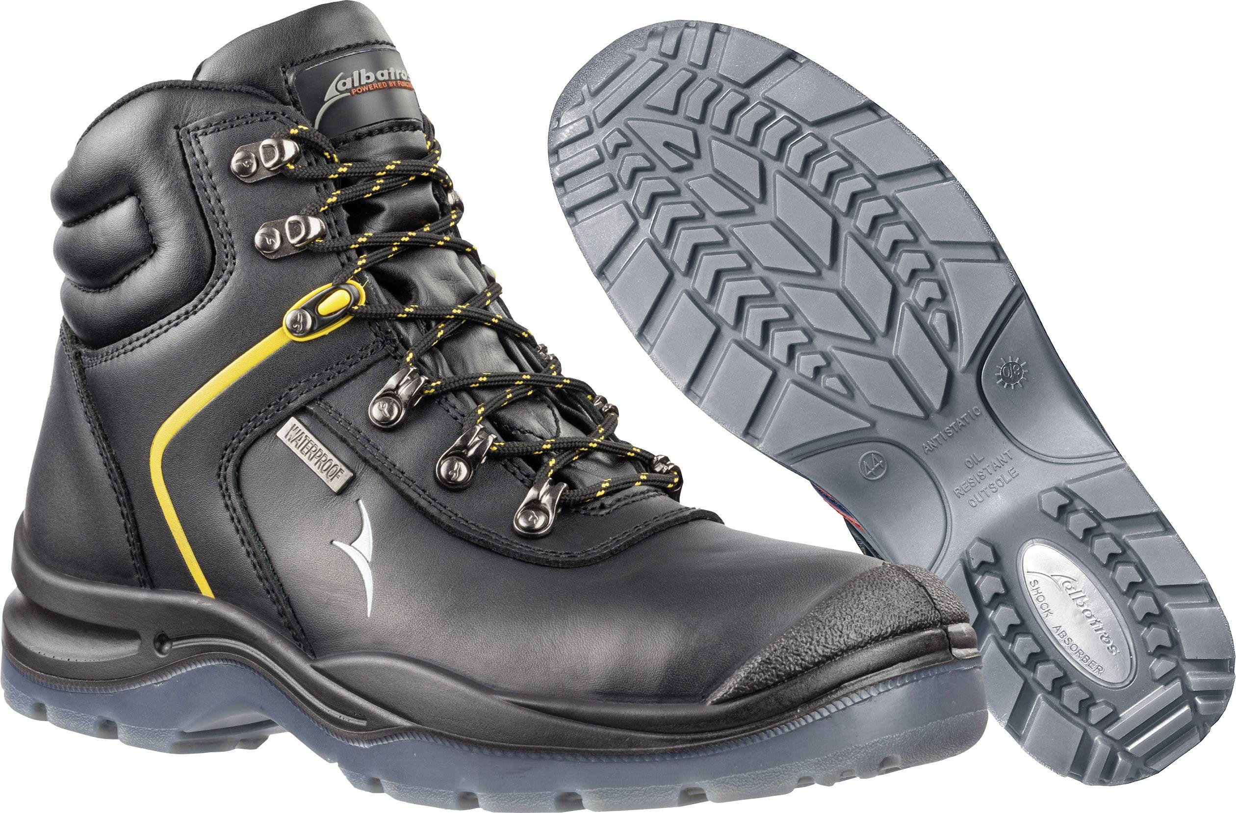Albatros GRAVITY CTX MID 631120-41 Buty ochronne S3 Rozmiar buta (EU): 41 czarny, żółty 1 szt. - obrazek 1