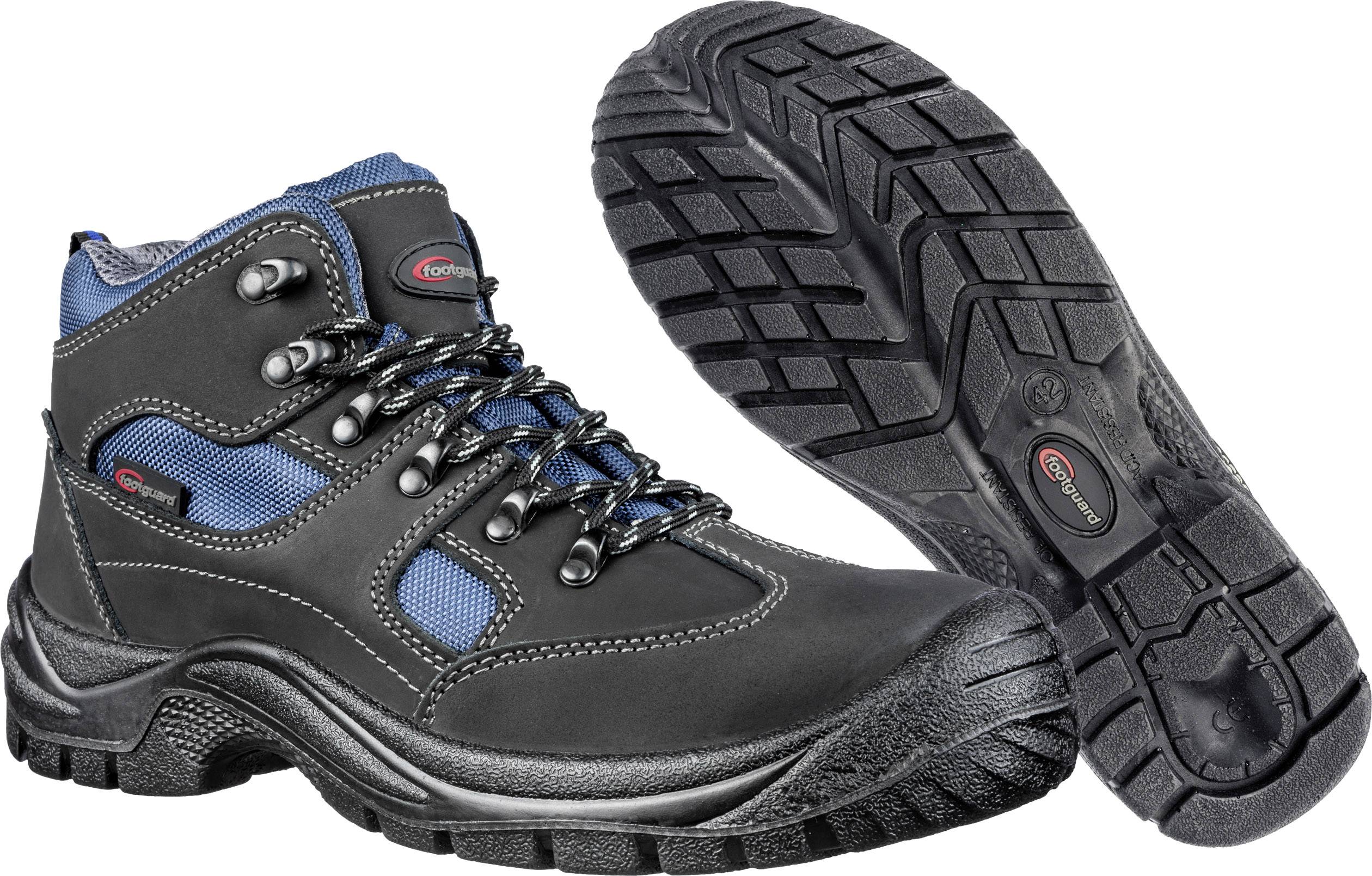 Footguard SAFE MID 631840-41 Buty ochronne S3 Rozmiar buta (EU): 41 czarny, niebieski 1 szt. - obrazek 1