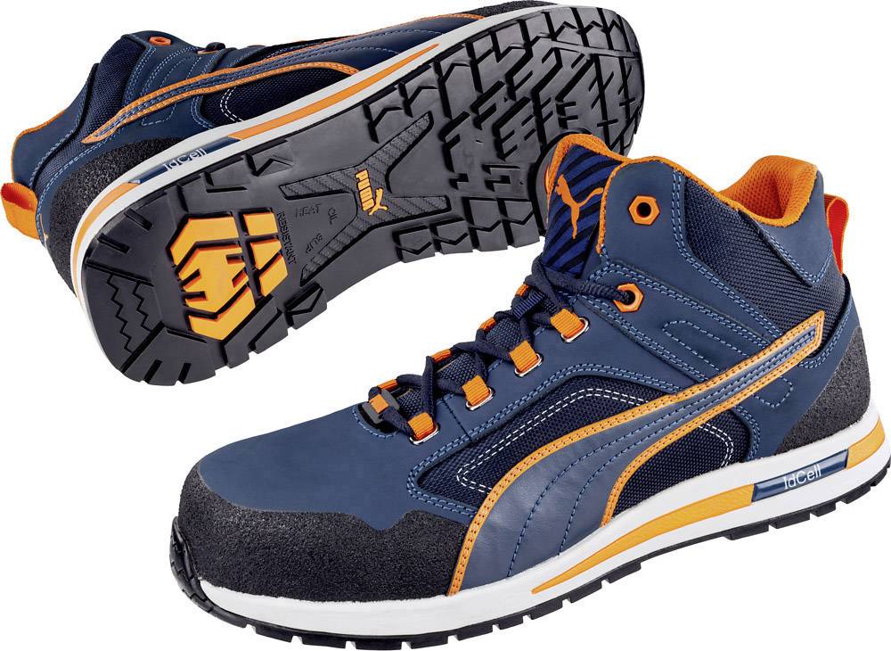 PUMA Crosstwist Mid 633140-41 Buty ochronne S3 Rozmiar buta (EU): 41 niebieski, pomarańczowy 1 szt. - obrazek 1