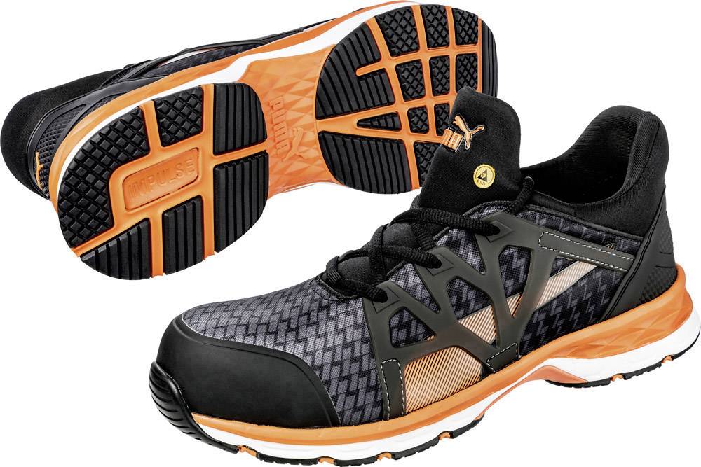PUMA RUSH 2.0 MID 633870-40 ESD Obuwie ochronne S1P Rozmiar buta (EU): 40 czarny, pomarańczowy 1 szt. - obrazek 1