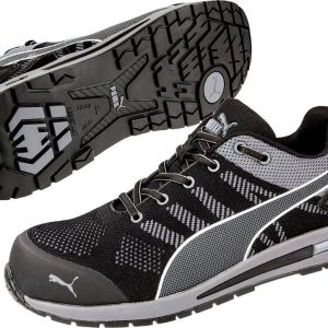 PUMA Elevate Knit Black Low 643160-39 ESD Obuwie ochronne S1P Rozmiar buta (EU): 39 czarny, szary 1 szt. PUMA Elevate Knit Black Low 643160-39 ESD Obuwie ochronne S1P Rozmiar buta (EU): 39 czarny, szary 1 szt.