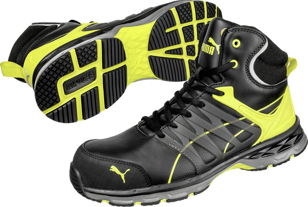 PUMA VELOCITY 2.0 YELLOW MID 633880-41 ESD Buty ochronne S3 Rozmiar buta (EU): 41 czarny, żółty 1 szt. - obrazek 1