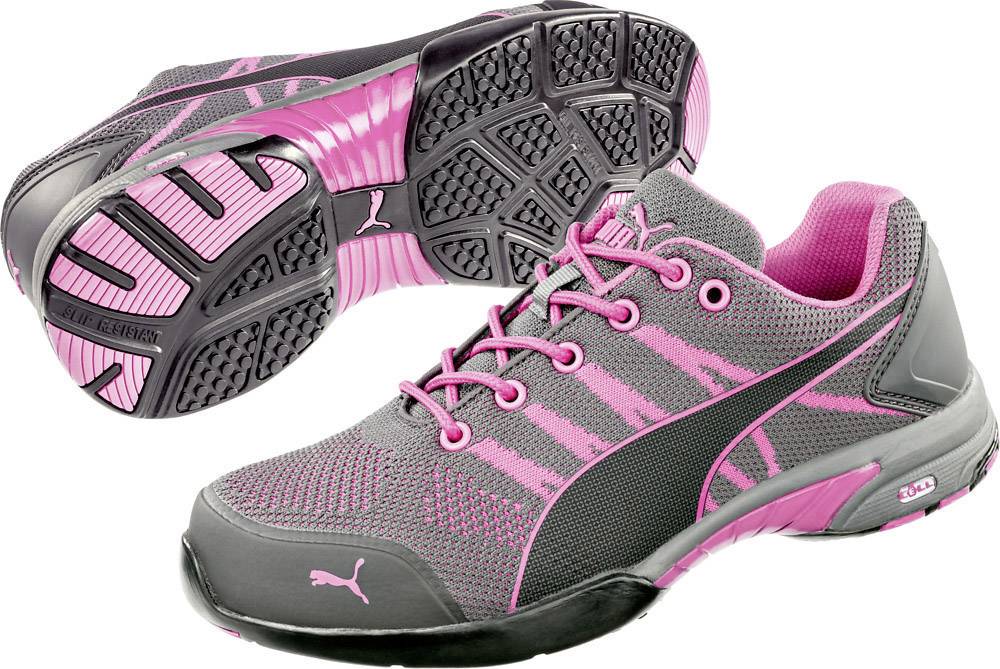 PUMA Celerity Knit Pink 642910-37 Obuwie ochronne S1 Rozmiar buta (EU): 37 szary, różowy 1 szt. - obrazek 1