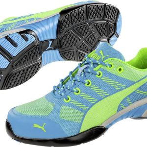 PUMA Celerity Knit Blue Wns Low 642900-35 Obuwie ochronne S1P Rozmiar buta (EU): 35 niebieski, zielony 1 szt. PUMA Celerity Knit Blue Wns Low 642900-35 Obuwie ochronne S1P Rozmiar buta (EU): 35 niebieski, zielony 1 szt.