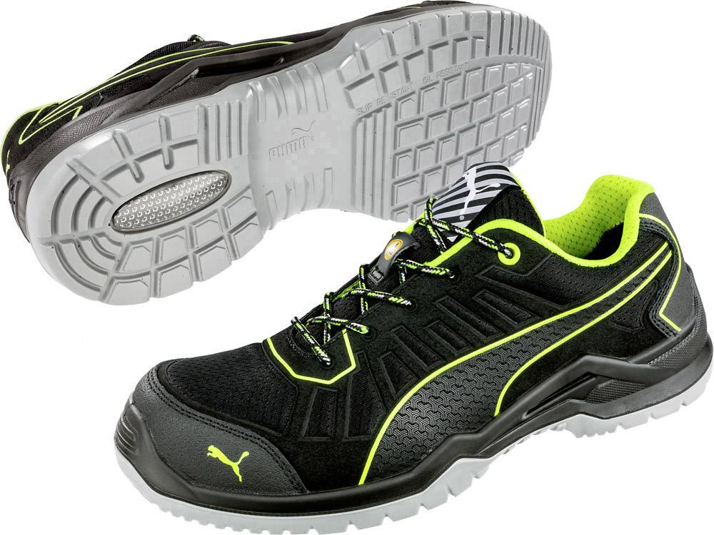 PUMA Fuse TC Green Low 644210-40 ESD Obuwie ochronne S1P Rozmiar buta (EU): 40 czarny, zielony 1 szt. - obrazek 1