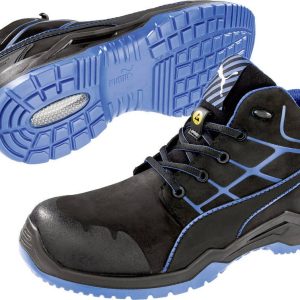 PUMA Krypton Blue Mid 634200-40 ESD Buty ochronne S3 Rozmiar buta (EU): 40 czarny, niebieski 1 szt. PUMA Krypton Blue Mid 634200-40 ESD Buty ochronne S3 Rozmiar buta (EU): 40 czarny, niebieski 1 szt.