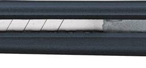 Nóż z odłamywanym ostrzem z pokrętłem, 9 mm kwb 015809 1 szt. Nóż z odłamywanym ostrzem z pokrętłem, 9 mm kwb 015809 1 szt.