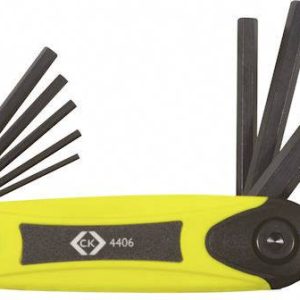 Zestaw kluczy trzpieniowych C.K T4406 1.5 mm, 2 mm, 2.5 mm, 3 mm, 4 mm, 5 mm, 6 mm, 8 mm Zestaw kluczy trzpieniowych C.K T4406 1.5 mm, 2 mm, 2.5 mm, 3 mm, 4 mm, 5 mm, 6 mm, 8 mm